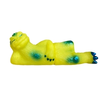 GODZILLA - Sleeping Vinyl Figure Fluorescent Yellow with Metallic Blue - Crunchyroll Exclusive! image number 0